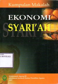 Image of EKONOMI SYARI'AH