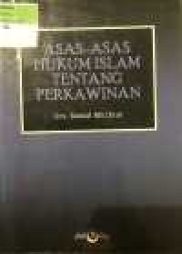 Image of Asas- Asas Hukum Islam Tentang Perkawinan
