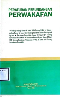 Image of Peraturan Perundangan PERWAKAFAN
