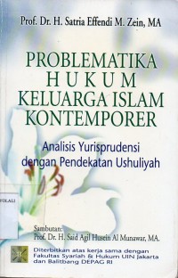 Image of PROBLEMATIKA HUKUM KELUARGA ISLAM KONTEMPORER